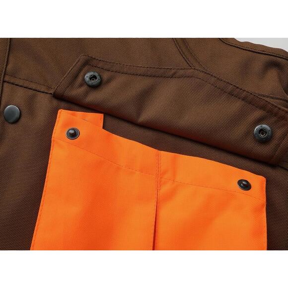 Upland Hunting Vest, Bird Game Vest with Front Pockets & Back Game Pouch Size L - Picture 6 of 7